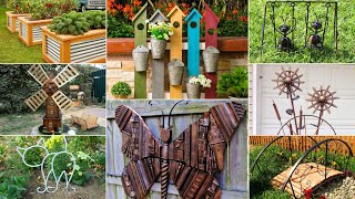 DIY Garden Projects: Stunning Metal and Wood Decor Ideas