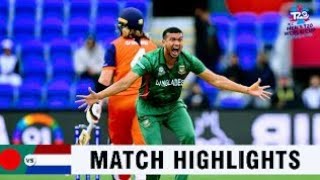 Bangladesh vs Netherlands today match full highlights | ban vs ned t20 world cup match highlights