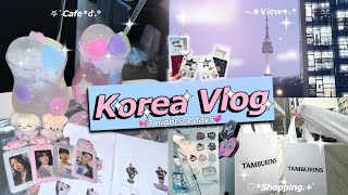 【🇰🇷3泊4日渡韓Vlog✈️】予定詰め込み4日間🗒️🎀/念願のカフェ🍰ショッピング🛒💞 / めちゃくちゃ綺麗な韓国の景色🌃🌙📍明洞・漢江・弘大・聖水・東大門