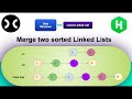 Merge two sorted linked lists [HackerRank] | LinkedList | Data Structure | Interview