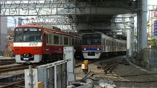 平日朝の京成高砂駅（高砂第二踏切）２