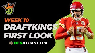 NFL Week 10 DraftKings DFS First Look
