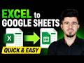 How to convert Excel to Google Sheets