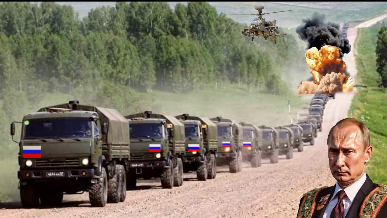 2 Minutes Ago! 770 Russian Armored Convoys Destroyed By Ukrainian ...