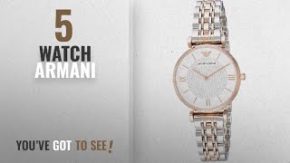 Top 10 Watch Armani [2018]: Emporio Armani Analog White Dial Women's Watch-AR192
