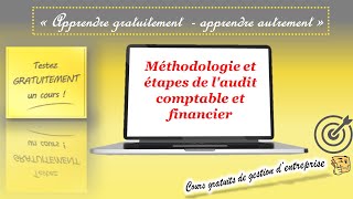 Méthodologie et étapes de l'audit comptable et financier