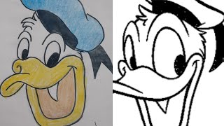 National Donal Duck Day Drawing // Donald duck Face Drawing #ArtistoZone