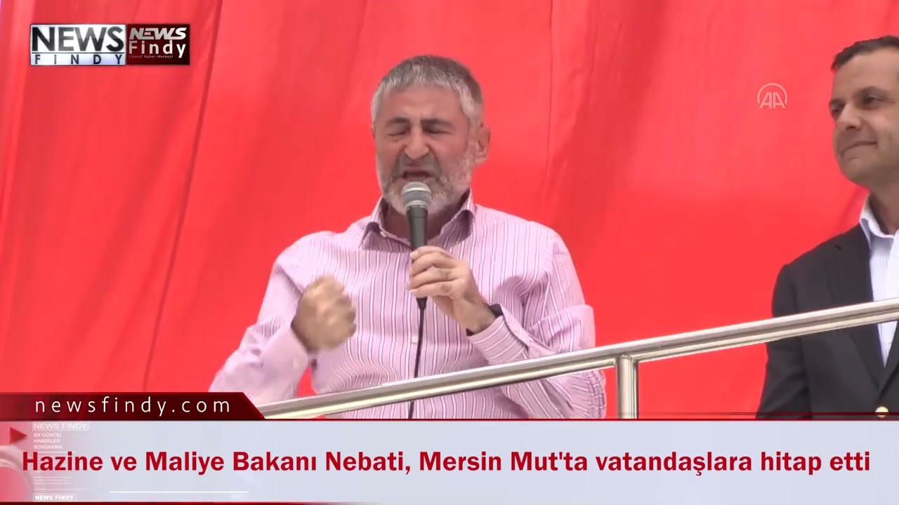 Hazine Ve Maliye Bakanı Nebati, Mersin Mut'ta Vatandaşlara Hitap Etti ...