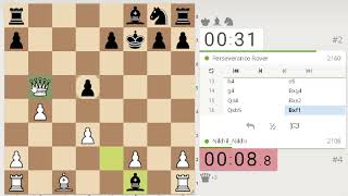 Defeating the player who defeated me in Antichess tournament