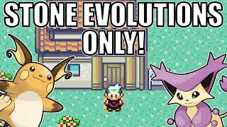 Can you beat Pokémon Emerald with Only Stone Evolutions?