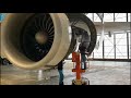 GE90-115B Engine Fanblades installation