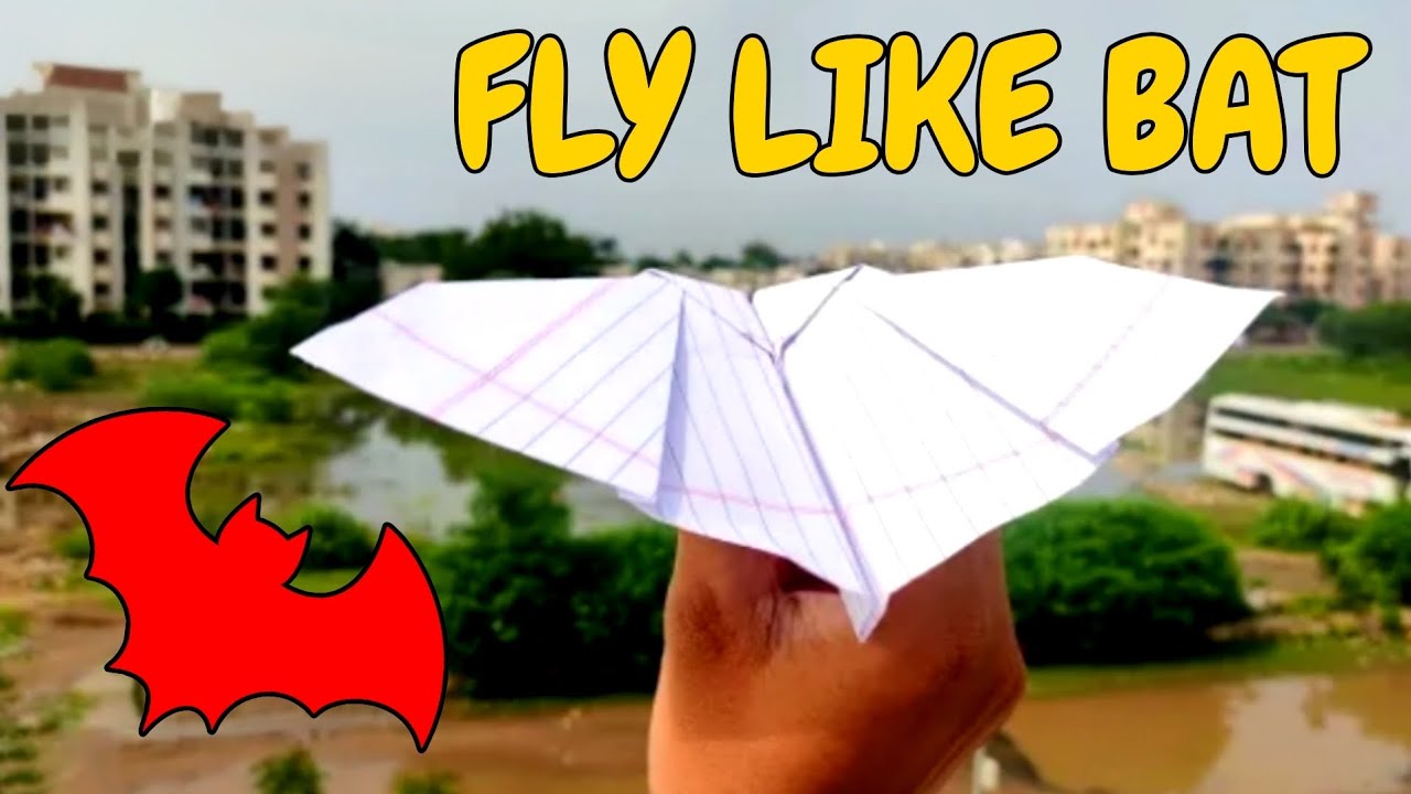 How To Make A Paper Bat For Special People - YouTube