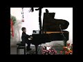 huang tiange plays bach invention no. 6 5 years old