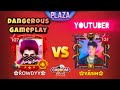 🥳Rowdyy Vs Youtuber BK Yash🥳 Dangerous Gameplay ⭐ Carrom pool Rowdyy