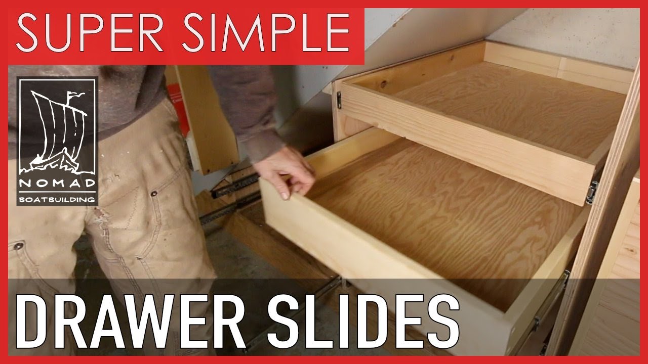 Simple Drawer Slide Install Tip - YouTube