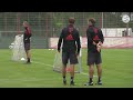 der trainingsauftakt in die neue saison