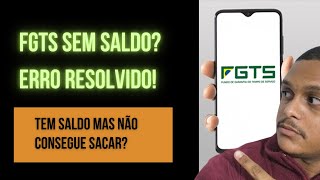 FGTS Mensagem de sem SALDO 2025|COMO RESOLVER ERRO FGTS | FEVEREIRO 2025 FGTS DESATUALIZADO