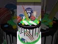 Cricket theme cake #birthdaycake #shorts #cricketlover