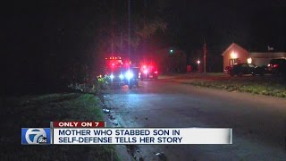 Mother who stabbed son in self defense tells her story