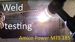 Amico Power MTS 185 - Welding test and whats new?