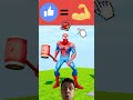 💀 Power challenge SpiderMan Hulk Superman #fortnite #funny #games #gaming #gta #minecraft reaction