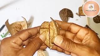 Coconut shell kingfisher tutorial | DIY TUTORIAL |#diy 🥥🌴🤴🐟