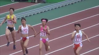 日本陸上競技選手権2017 女子400m予選1組