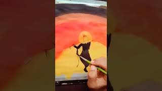 how to draw Krishna painting #shorts #krishna