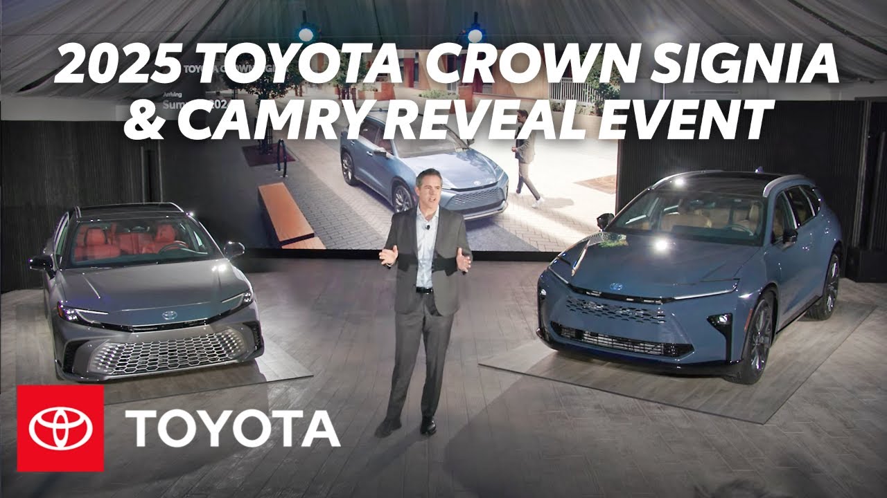 All-New 2025 Toyota Crown Signia & 2025 Toyota Camry Reveal Event ...