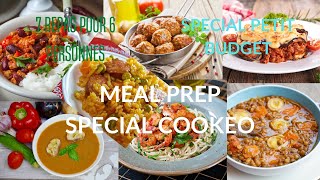 MEAL PREP SPECIAL COOKEO / COOK WITH ME / 7 REPAS POUR 6 EN 4H