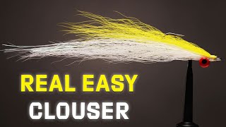 The EASIEST Clouser Minnow Fly Pattern? | New England Style | Fly Tying Tutorial