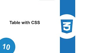 10 Customization of Table with CSS | HTML and CSS #css3 #css3tutorial #fullstack