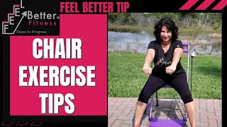 How to Exercise in a Chair - Proper Chair Posture for Exercising