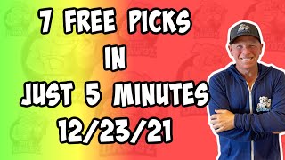 7 Free Sports Betting Picks Thursday 12/23/21 - NFL, CFB, NBA, CBB