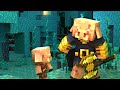Warden vs Wither and Piglin Nether Army (Minecraft Animation Movie)
