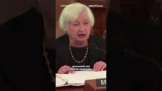 Treasury Sec. Janet Yellen: 'A default on our debt would trigger a financial catastrophe' 💵 #shorts