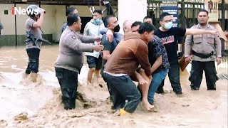 Polres Gorontalo Terendam Banjir, Napi Dievakuasi ke Polsek #iNews Siang 02/10