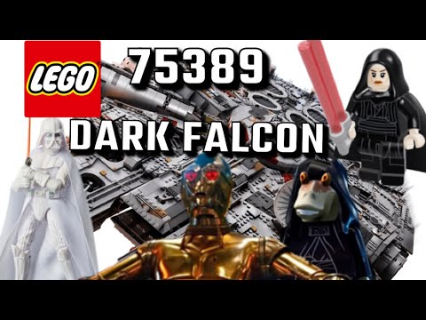 LEGO STAR WARS 75389 THE DARK MILLENNIUM FALCON (Homage To Darth Jar ...