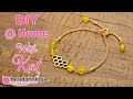 How to Make the Golden Honeycomb Adjustable Bracelet