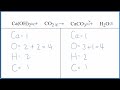 balancing the equation ca oh 2 co2 = caco3 h2o