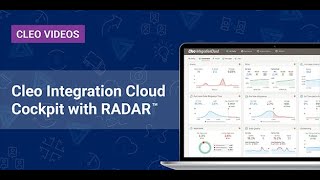 Cleo Integration Cloud Cockpit with RADAR