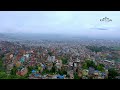 aerial shot from kirtipur 360 view at very beautiful morning time after raining whole night vlog