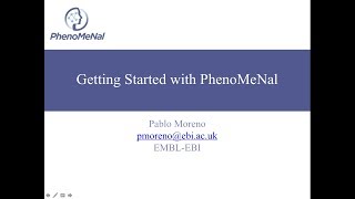 Getting started with PhenoMeNal