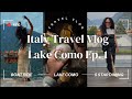 ITALY TRAVEL VLOG | Lake Como Day Trip | Milan Nightlife | Food Tasting