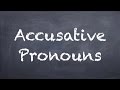 Accusative Pronouns - German 1 WS Explanation - Deutsch lernen