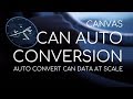 Auto-Convert Raw CAN Bus Data at Scale (Local / Cloud)