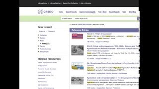 Gathering Background Information: Using Credo Reference