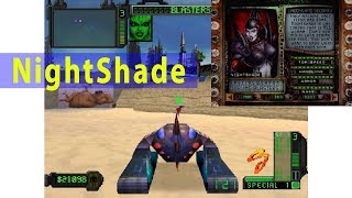 PS1 Rogue Trip Vacation 2012 NightShade Longplay - Game Đua xe bắn súng đi cảnh