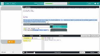 Code.org Event-Driven Programming Lesson 4 #8