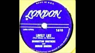 A Lovely Lies - Manhattan Brothers with Miriam Makeba -London  # 1610;-1956;.wmv